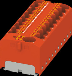 3273904 PTFIX distribution block, 10/18x4, red