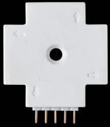 70617 Function MaxLED X-Connector white plastic