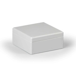 Obudowa Cubo D 120x122x56mm boki gładkie pokrywa szara IP67 PC DPCP121206G