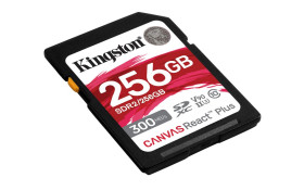 Karta SD SDXC, 256 GB Tak, Kingston CANVAS REACT PLUS -25 → +85°C