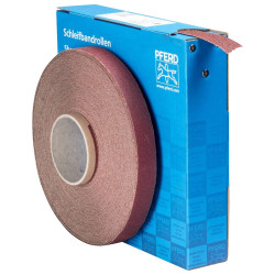 PFERD 45016006 Sandpaper roll grit 60 50m x 25mm for steels &amp; metals