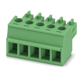 Wtykowy blok zaciskowy 5 -pinowe raster 3.81mm Wciskane Żeński Phoenix Contact