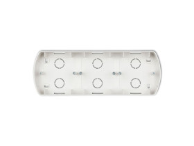 TREND Puszka montażowa pozioma 3 potrójna biały PTH-3 KARLIK