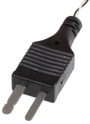 Termopara z odsłoniętym złączem J średnica 1/0.2mm długość 1m Formowany miniaturowy wtyk męski RS PRO