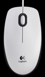 910-003360 Mouse (mouse), cable, USB, white