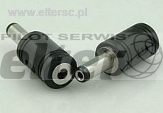 Wtyk zas. 2,1/5,5mm - gniazdo 1,3/3,5mm