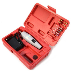 Wiertarka mini 12V z akcesoriami frezarka szlifierka zasilaczem w walizce