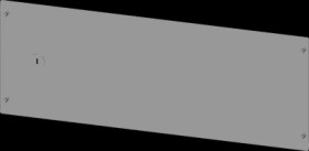 Separating plate, back, rectangular, sheet steel, (W x H x D) 600 x 200 x 1.5 mm, 8PQ5000-4BA41