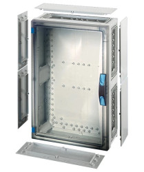 Obudowa pusta Enystar IP66 366x546x186 drzwi przezroczyste obsługiwane ręcznie ze ściankami FP 0461 68000310