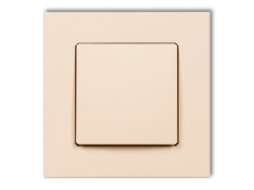 DECO Gniazdo odkurzacza centralnego DECOvac beżowy 1DGV-1 KARLIK