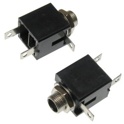 Gniazdo JACK 6,3mm MONO kw.mont. kwadrat, montażowe