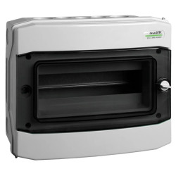 Rozdzielnica modułowa 1x12 natynkowa IP65 drzwi przeźroczyste PHS