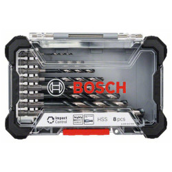 Bosch 2608577146 HSS Metal Twist Drill Set 8-Piece Impact Control