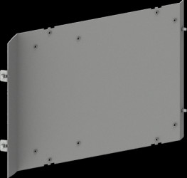 Subdivision, rear field busbar connection, sheet steel, (W x H x D) 600 x 300 x 400 mm, 8PQ5000-3BA55