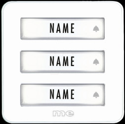 BELL 203.3TX Wireless doorbell system, bell push, triple