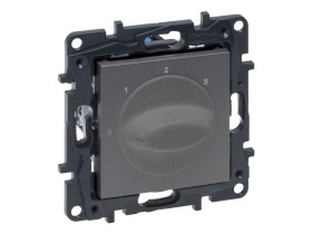 NILOE STEP Wyłącznik sterowania wentylacją 4-pozycyjny stalowy 863445 LEGRAND