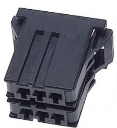 Obudowa złącza 6-pinowe 2-rzędowe raster: 3.81mm TE Connectivity Żeński Montaż na kablu Dynamic 3000 Złącze