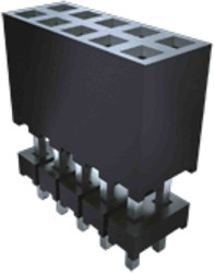 Gniazdo PCB 10 -pinowe 2 -rzędowe raster: 2mm typu płytka – płytka Proste Przewlekany