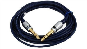 Vitalco Mk61 Kabel Instrumentalny Audio Jack 6,3Mm Stereo (Wtyk / Wtyk) 3M...