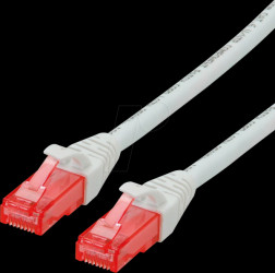 21152560 Patch cable Cat. 6 UTP, LSOH, white, 0.5 m