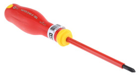 Wkrętak izolowany rozmiar końcówki: PH1 Phillips Facom długość ostrza: 100 mm Wkrętak izolowany