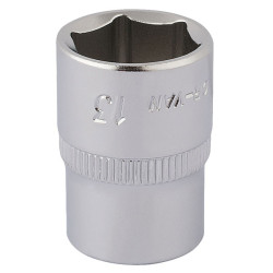 Elora 11102 13mm 1/4&quot; Square Drive Hexagon Socket