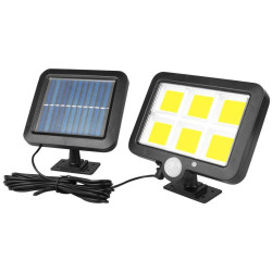 Lampa solarna LED LTC 120LED z czujnikiem ruchu i zmierzchu