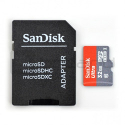 Karta pamięci SanDisk Ultra 533x microSD 32GB 80MB/s UHS-I klasa 10 z adapterem