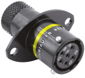 Złącze wielostykowe przemysłowe 6-pinowe, panelowe Gniazdo Souriau Sunbank by Eaton