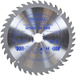 Faithfull FAIZ1654020C TCT Cordless Trimsaw Blade 165 x 20mm x 40T POS