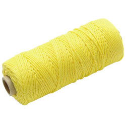 Faithfull FAIBLHVY Hi Vis Nylon Brick Line 105m (344ft) Yellow