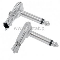 Jack 6,3 WTYK mono metal kątowy; gitarowy