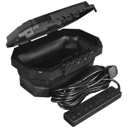 Masterplug WBCBBFG8B-MP Collapsible Electrical Box &#x2B; Ext Lead 240V 4-Gang 13A 8m