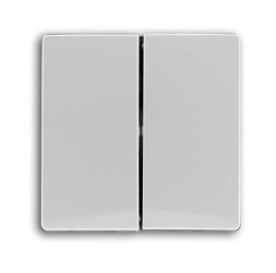 VENA Klawisz podwójny biały 510425