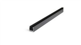 Profil Led Linea20 Ef/Ty 2M Czarny Anodowany C1020021