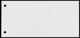 Coloured divider strips (24.0 x 10.0 cm),white