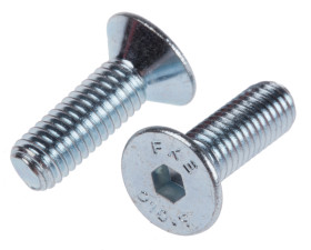 Śruba imbusowa M5 długość 16mm Gniazdo sześciokątne stożkowe Stalowe RS PRO