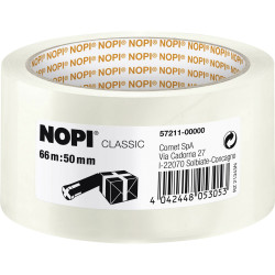 Nopi 57212-00000-04 Classic Packaging Tape Brown, 66m x 50mm, 1 pc