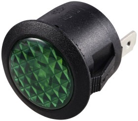 TRU COMPONENTS TC-12659384 Neonowe lampy sygnalizacyjne 230 V/AC 20 mm zielony 1 szt.