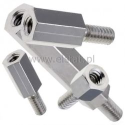 DA5M3X25 tulejka dystansowa metalowa