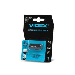 Bateria Litowa Guzikowa Videx CR123A 3V Blister 1szt