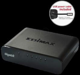 ES-5500G V3 Switch, 5-Port, Gigabit Ethernet