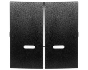 Simon 54 Klawisz podwójny do SW6/2XLM, SW7/2XM i SW6P1M z podświetleniem antracyt DKW9L/48