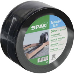 SPAX 4000009186419 Adhesive Tape Black Length 30 m Width 87 mm Single piece