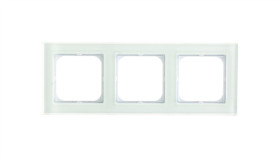 Sonata Ramka Potrójna Białe Szkło R-3Rg/31