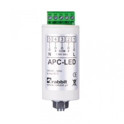 Autonomiczny przekaźnik czasowy APC-LED 1-10V / DALI RABB7012G3W5