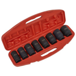 Sealey AK885 Impact Socket Set 8pc Deep 3/4&quot;Sq Drive Metric