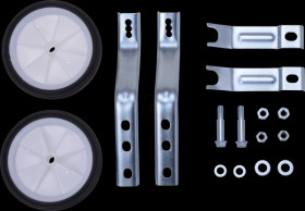 Bike - stabiliser wheels, 12 - 20 inches
