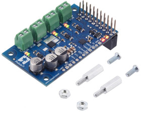 Pololu Motoron M3H550 Triple Motor Controller for Raspberry Pi (Connectors Soldered)