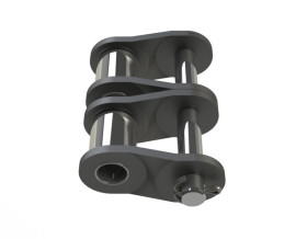 Ogniwo łańcucha rolkowego, typ: 08B-2, połączenie: Łącze offsetowe, Stal